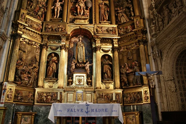 Hochaltar der Kirche San Miguel in vitoria-gasteiz — Stockfoto