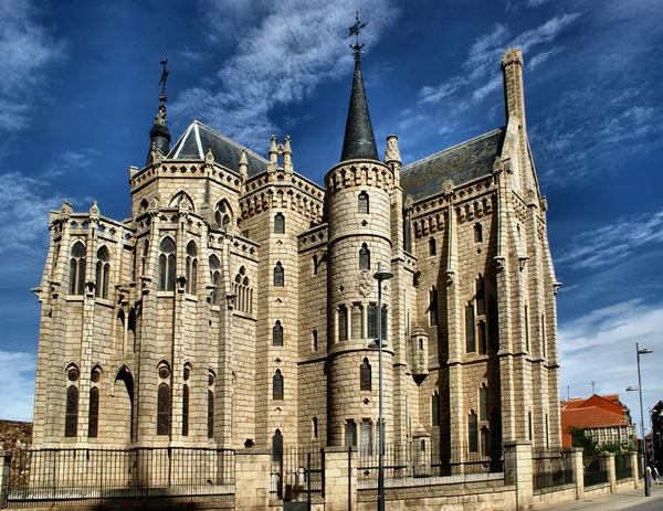 Palacio episcopal en Astorga — Foto de Stock