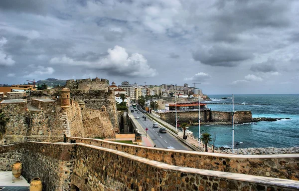 Královské pevnosti ceuta — Stock fotografie