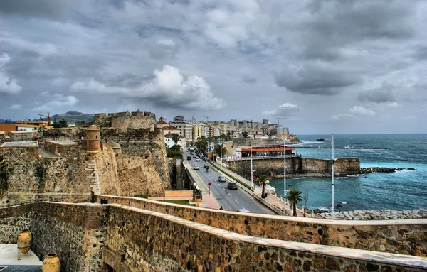 Fortaleza real de Ceuta Fotos De Bancos De Imagens Sem Royalties