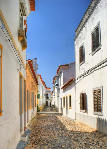 Ruas da aldeia de Moura — Fotografia de Stock