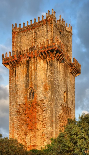 Ancient castle tower in Beja — Stock Photo, Image