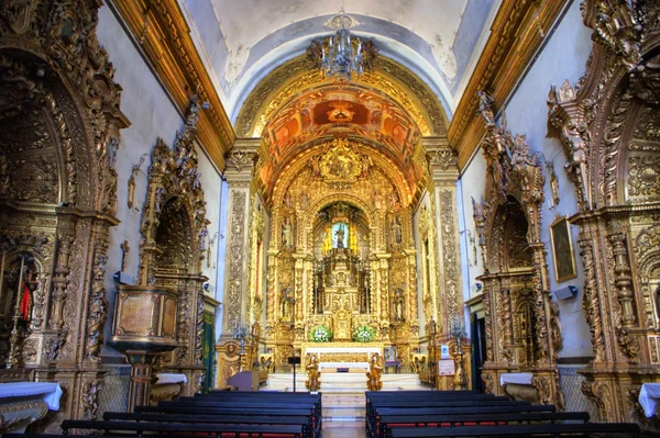 Iglesia de Carmo interior en Faro — Foto de Stock