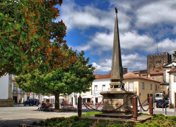 Praça em Vila Nova de Cerveira — Fotografia de Stock