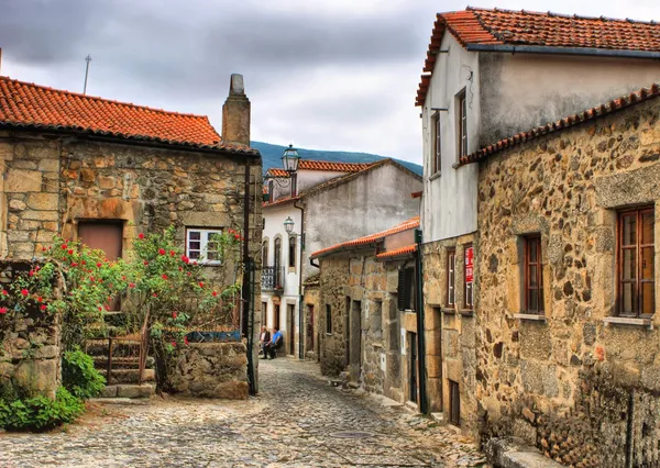 Antiguo pueblo rural de Linhares da Beira — Foto de Stock