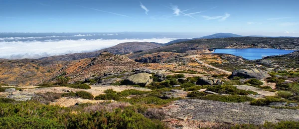 Sea fog in Serra da Estrela — Stock Photo, Image