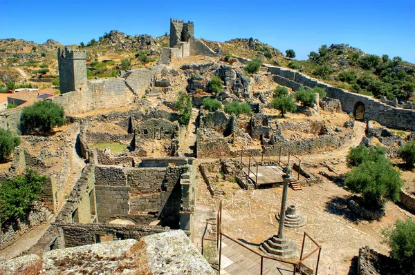 Ruins of Marialva historical village in Meda — Stock Photo, Image