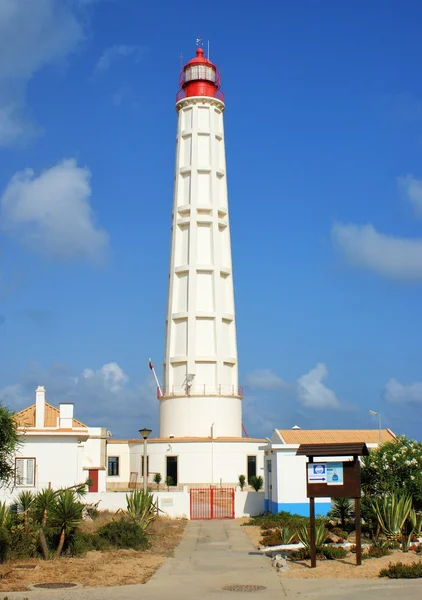 Lighthouse in "Farol" island — Stock Photo, Image