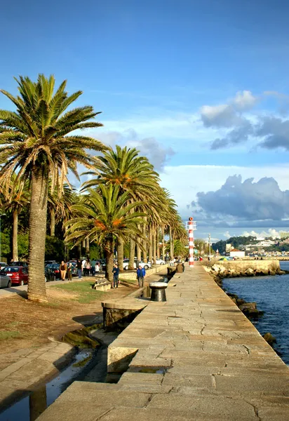 Blick Auf Den Douro Und Die Anlegestelle Für Gezeitenmessgeräte Porto — Stockfoto