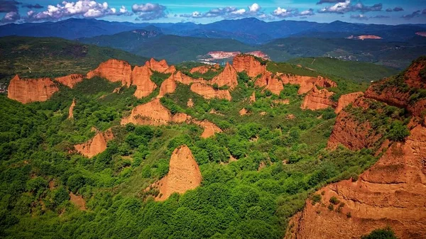 Las Medulas Unesco Spanya Nın Dünya Mirası Ilan Ettiği Kültürel — Stok fotoğraf