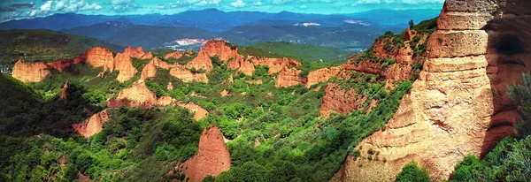 スペインのユネスコ世界遺産に登録された文化的景観 メドゥラス — ストック写真