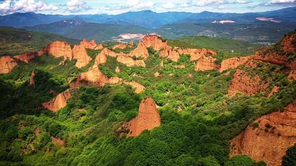 Las Medulas Cultural Landscape Declared World Heritage Unesco Spain — стокове фото