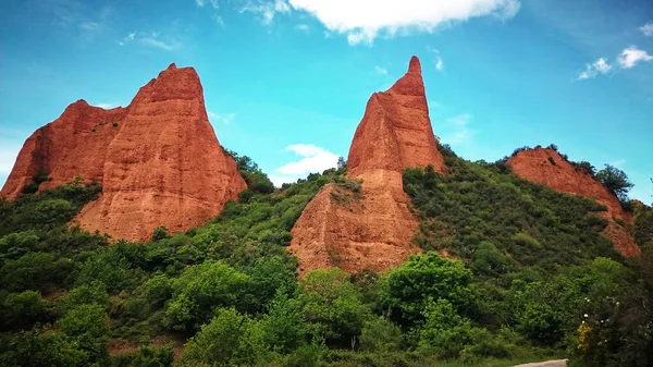 Las Medulas Cultural Landscape Declared World Heritage Unesco Spain — стокове фото