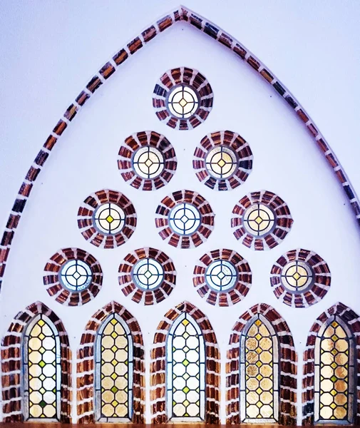 Binnen Het Bisschoppelijk Paleis Werk Van Gaudi Astorga Spanje — Stockfoto