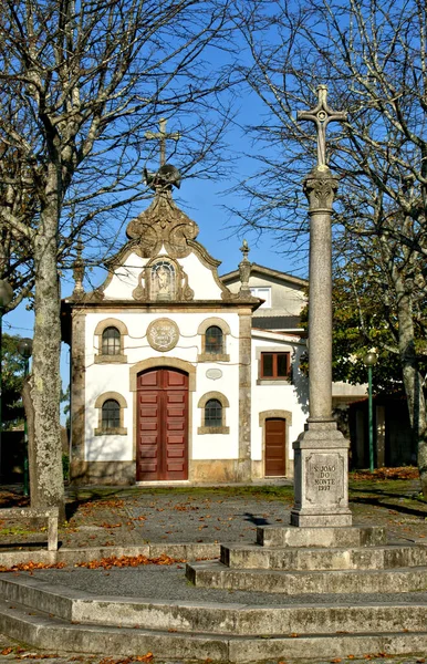 Cruise Chapel Joao Monte Esposende North Portugal — стокове фото