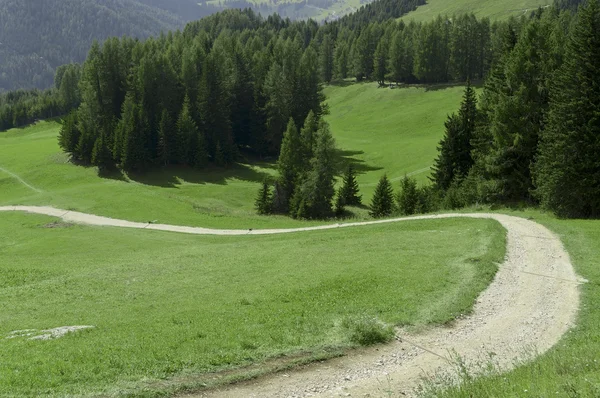 Mountain road, Dolomites — Stock Photo, Image