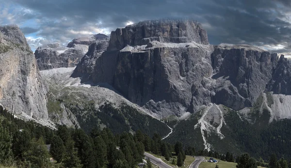 Sella 그룹-Dolomites, 이탈리아 — 스톡 사진