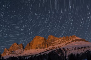Rosengarten ve startrails