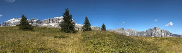 Alta badia, panorama från pralongia — Stockfoto