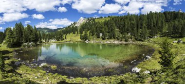Lagusel Lake, Dolomiti - Italy clipart