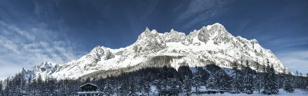 Mont blanc, aosta vallley - Italien Stockbild
