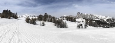 Alta badia, Kayak pistlerinin dolomites içinde