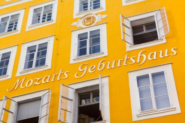 Doğum yeri wolfgang amadeus mozart, Salzburg, Avusturya