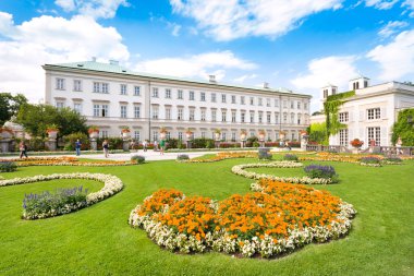 Schloss mirabell ile mirabellgarten Salzburg, Avusturya