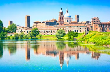 Medieval city of Mantua in Lombardy, Italy clipart