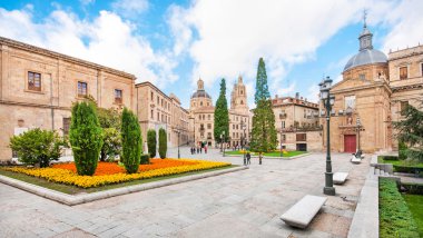 City centre of Salamanca, Castilla y Leon region, Spain clipart