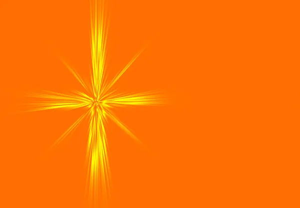 Surface Abstraite Zoom Radial Flou Aux Couleurs Orange Jaune Lumineux — Photo