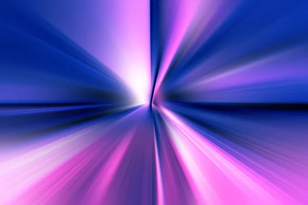 Abstrakte Oberfläche Radialer Unschärfe Zoomt Blau Und Fliedertönen Neonlila Blauer — Stockfoto