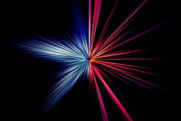 Superfície Abstrata Borrão Zoom Radial Tons Rosa Azul Sobre Fundo — Fotografia de Stock