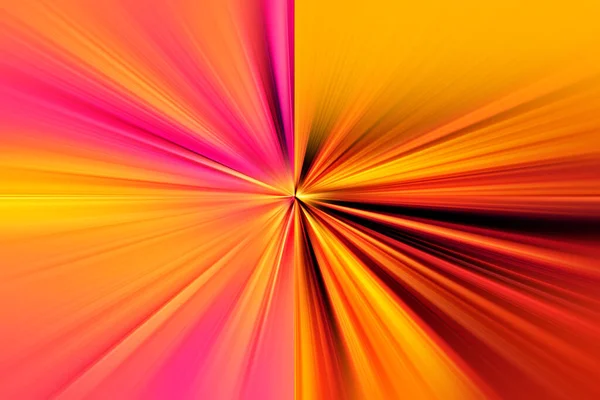 Zoom Radial Abstrait Surface Floue Dans Les Tons Orange Rose — Photo