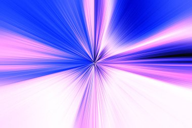 Mavi, eflatun ve beyaz tonlardan oluşan soyut radyal zoom bulanık yüzey. Soyut eflatun mavi arkaplan radyal, yayıcı, yakınsayan çizgiler.