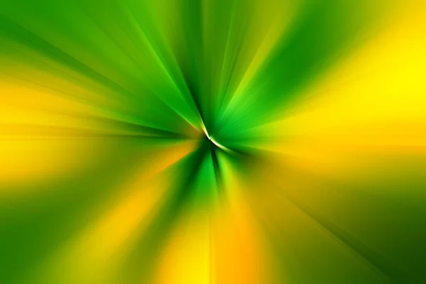 Αφηρημένη Επιφάνεια Ακτινικής Θολούρας Zoom Πράσινους Και Κίτρινους Τόνους Φωτεινό — Φωτογραφία Αρχείου