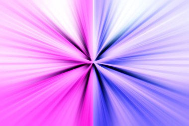 Leylak ve pembe tonlarda soyut radyal bulanık yüzey. Parlak eflatun pembe arka plan, radyal, yayılan, birbirine yaklaşan çizgiler. Çift renkli arkaplan.