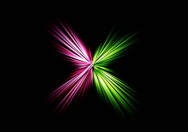 Abstract Oppervlak Van Wazige Radiale Zoom Roze Groene Tinten Een — Stockfoto