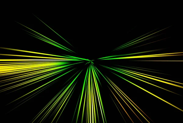 Superfície Abstrata Borrão Zoom Radial Tons Amarelos Verdes Sobre Fundo Imagem De Stock