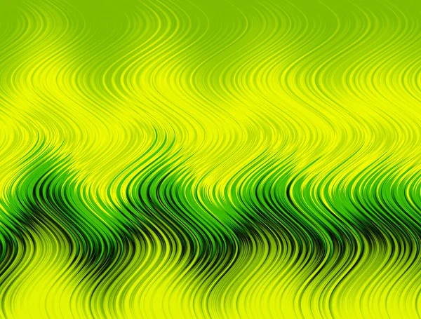 Ljusgröna Och Mörkgröna Vågiga Vertikala Linjer Ljus Grön Vågig Bakgrund — Stockfoto