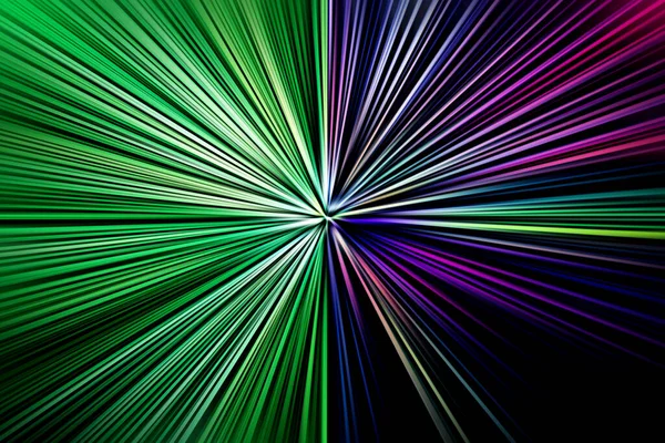 Abstrato Superfície Borrão Zoom Radial Tons Verde Lilás Azul Espetacular Imagens Royalty-Free