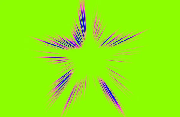Абстрактная Радиальная Размытость Поверхности Голубых Розовых Тонах Кислотно Зеленом Фоне — стоковое фото