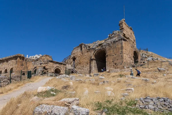 Turkey Denizli 2021 Roman Antique Amphitheater Turkey View Travel Turkey — Foto Stock
