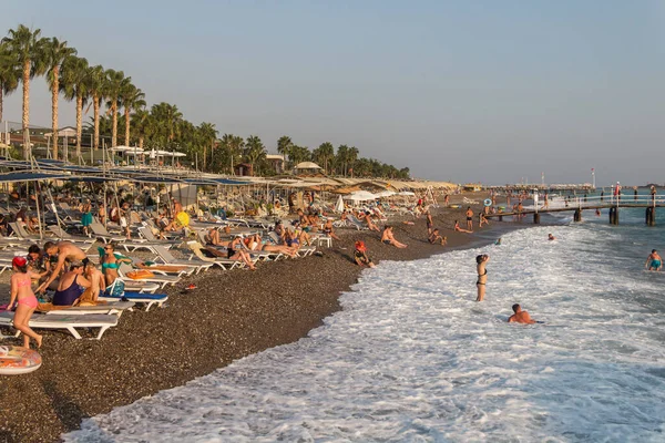 Trkiye 2021 Vacaciones Verano Turquía Viajar Turquía Playa Mar Mediterráneo — Foto de Stock