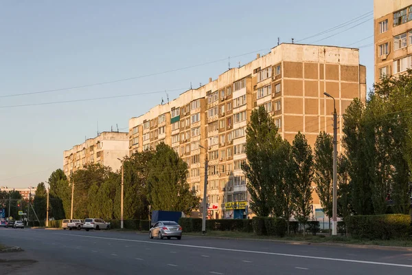 Uralsk Kazakhstan Qazaqstan 2022 Residential Multi Storey Buildings Fourth Microdistrict — Photo