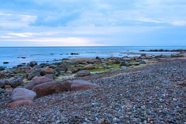 Каменное побережье Балтийского моря — стоковое фото