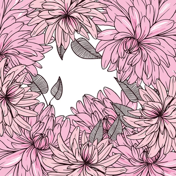 Patrón sin costura vectorial de peonía rosa abstracta — Archivo Imágenes Vectoriales