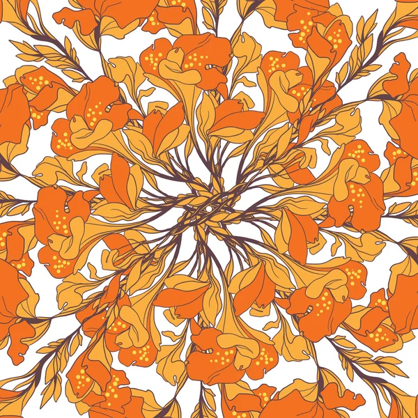 Διάνυσμα γεωμετρικού υποβάθρου από αφηρημένη λουλούδια — Διανυσματικό Αρχείο