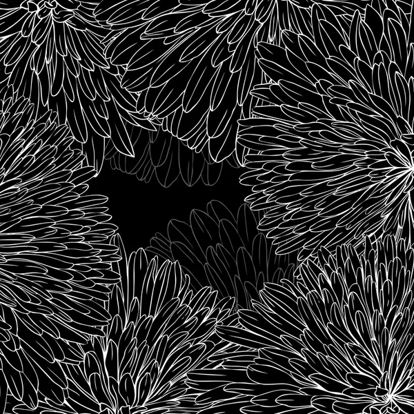 Modèle de fleurs abstraites — Image vectorielle
