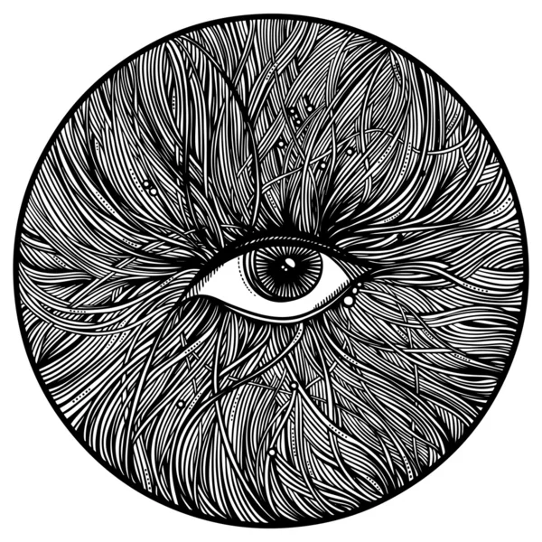 Механический глаз — стоковый вектор